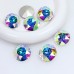 DZ 3001 27MM Round  Crystal  AB Fancy Stones 